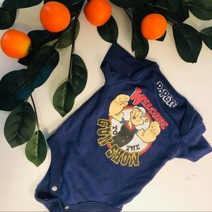 Vintage Popeye onesie